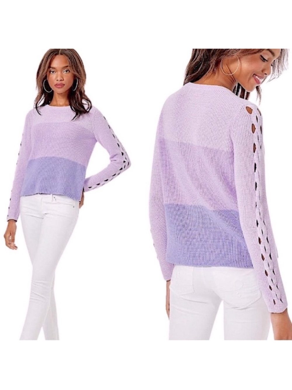 Lilly Pulitzer Lavender Cortina sweater